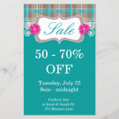 Play Spring Sale Flyer Daisy Flowers (Achterkant)