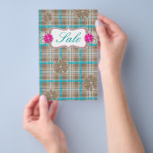 Play Spring Sale Flyer Daisy Flowers (Hand)