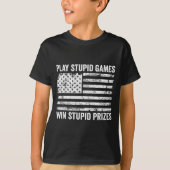 Play Stud Games Win Stud Prizes - Sarcastic Usa Fl T-shirt (Voorkant)