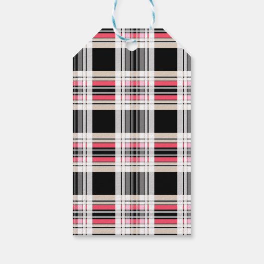 Play, tartan cadeaulabel (Achterkant)