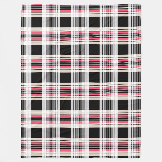 Play, tartan fleece deken (Voorkant)