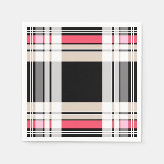 Play, tartan servetten (Voorkant)