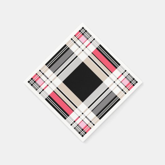 Play, tartan servetten (Hoek)