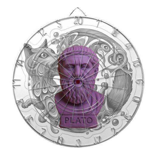 Play-toh! and the Jittery exozoa of Dartboard Dartbord (Voorkant)