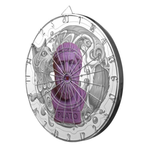 Play-toh! and the Jittery exozoa of Dartboard Dartbord (Voorkant Rechts)