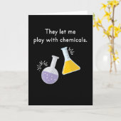 Play With Chemicals Chemistry Kaart (Gele Bloem)
