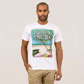 Playa Ancón Trinidad reisposter T-shirt (Voorkant volledig)