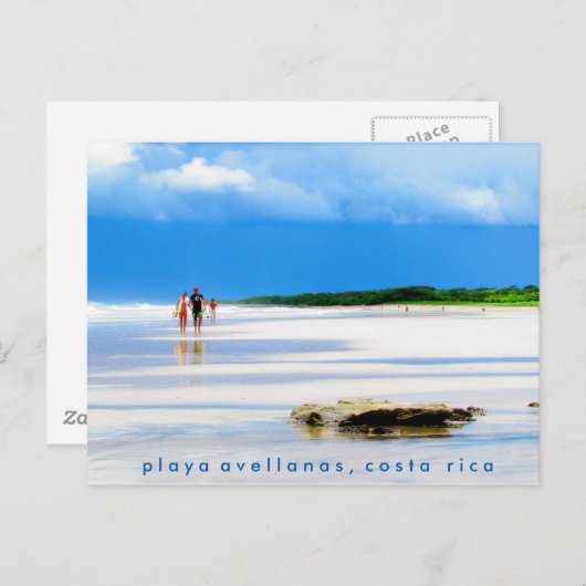 Playa Avellanas Beach Briefkaart (Voorkant / Achterkant)