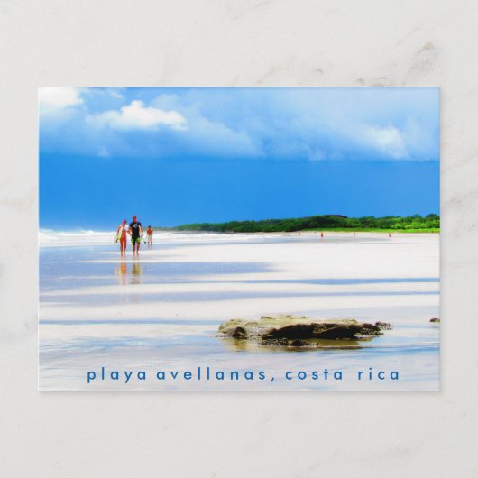Playa Avellanas Beach Briefkaart (Voorkant)
