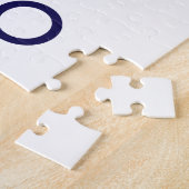 Playa Balandra Mexico retro logo Legpuzzel (Zijkant)