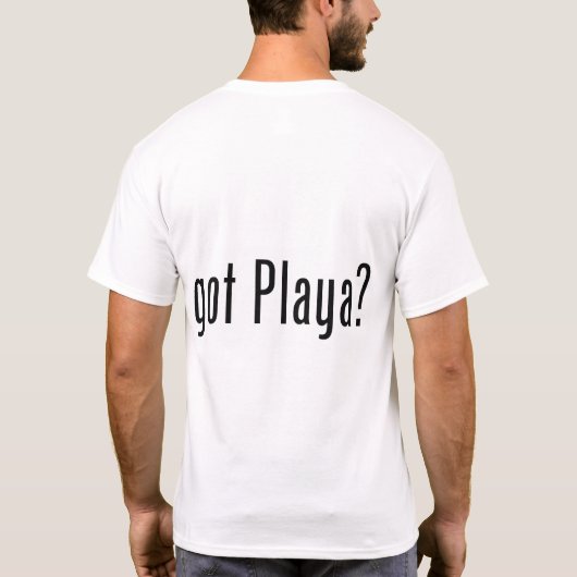 Playa basic T-shirt (Achterkant)
