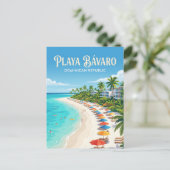 Playa Bávaro Dominicaanse Republiek Briefkaart (Staand voorkant)