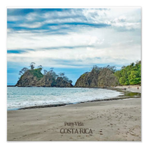 Playa Blanca Costa Rica Foto Afdruk