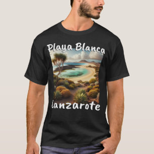 Playa Blanca Lanzarote Beach Vakantie Duin T-shirt