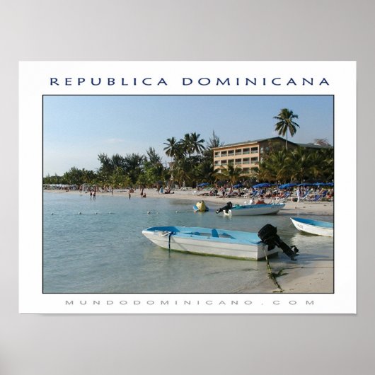 Playa Boca Chica Poster (Voorkant)