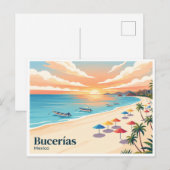 Playa Bucerías Mexico Briefkaart (Voorkant / Achterkant)