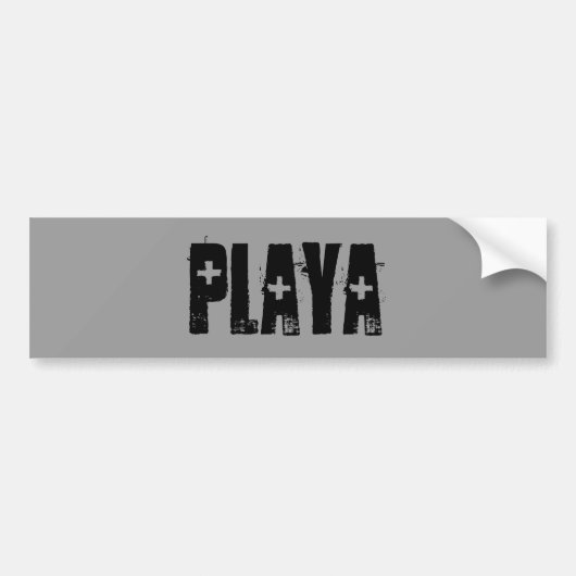 Playa Bumpersticker (Voorkant)