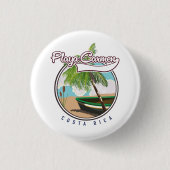 Playa Carmen Costa Rica Ronde Button 3,2 Cm (Voorkant)