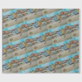 Playa de la Malvarrosa Painting by Alfred Fox Cadeaupapier (Vlak)