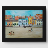 Playa de la Malvarrosa Painting by Alfred Fox Fotoplaat (Voorkant)