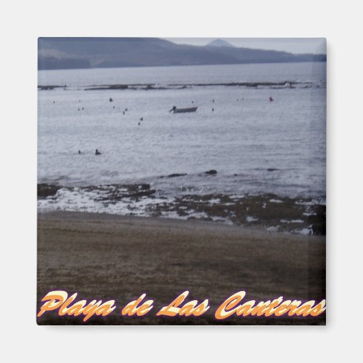Playa de Las Canteras Magneet (Voorkant)