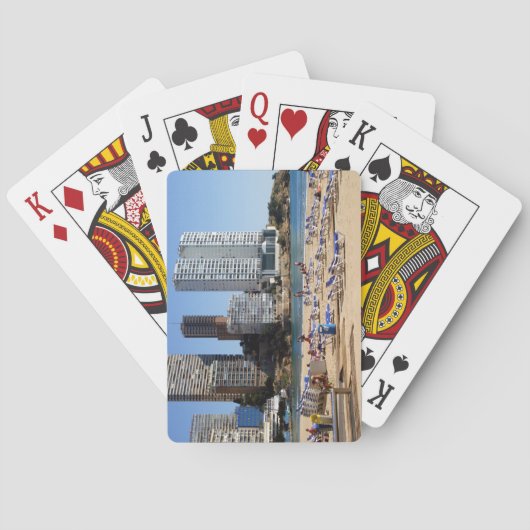 Playa de Levante de Benidorm Pokerkaarten (Achterkant)