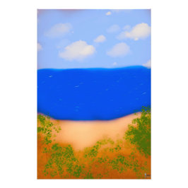 PLAYA DE PAZ FOTO AFDRUK