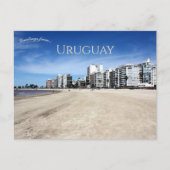 Playa de Pocitos, Montevideo, Uruguay Briefkaart (Voorkant)