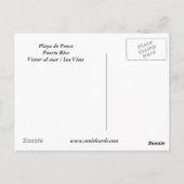 Playa de Ponce Briefkaart (Achterkant)