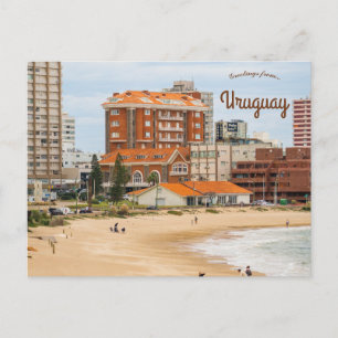 Playa de Punta del Este Uruguay Briefkaart