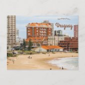 Playa de Punta del Este Uruguay Briefkaart (Voorkant)