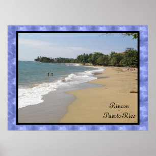 Playa de Rincon En Puerto Rico Poster