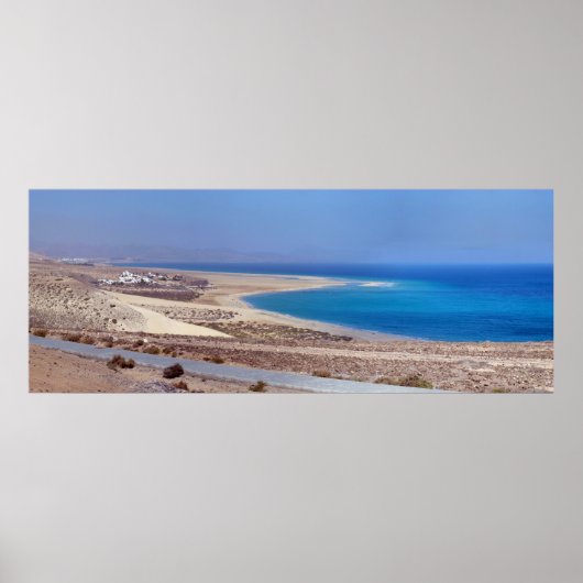Playa de Sotavento en Fuerteventura Poster (Voorkant)