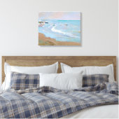 Playa de Valencia | Joaquín Sorolla Canvas Afdruk (Insitu (Slaapkamer))