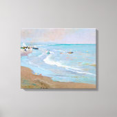 Playa de Valencia | Joaquín Sorolla Canvas Afdruk (Voorkant)