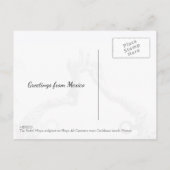 Playa del Carmen Caribbean Zee Beach Scene Briefkaart (Achterkant)