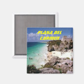 Playa Del Carmen magneet (Voorkant / Achterkant)