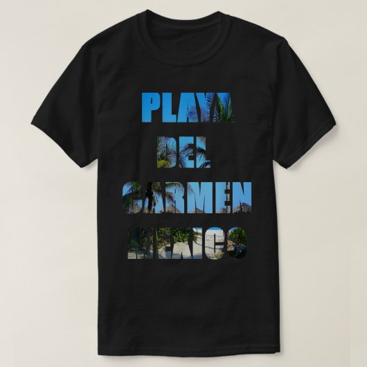 Playa del Carmen Meico T-shirt (Design voorkant)