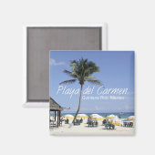Playa del Carmen Mexico Beach Reizen Koelkast Magn Magneet (Voorkant / Achterkant)