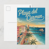 Playa del Carmen Mexico  Briefkaart (Voorkant / Achterkant)