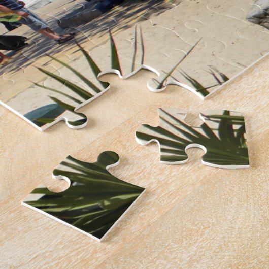 Playa del Carmen Mexico Caribbean Beach Standbeeld Legpuzzel (Zijkant)