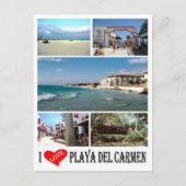 Playa Del Carmen - Mexico - I Love - Briefkaart (Voorkant)