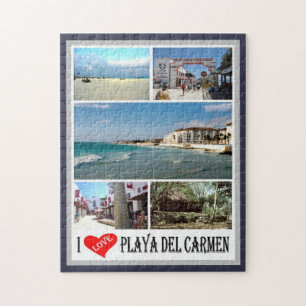 Playa Del Carmen - Mexico - I Love - Legpuzzel