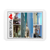 Playa Del Carmen - Mexico - I Love - Magneet (Horizontaal)