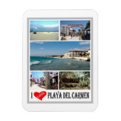 Playa Del Carmen - Mexico - I Love - Magneet (Verticaal)