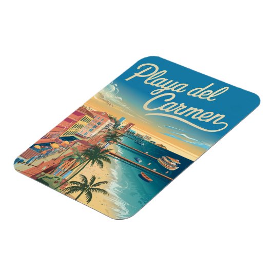 Playa del Carmen Mexico  Magneet (Linkerzijde)