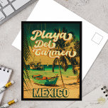 Playa del Carmen Mexico Palm Tree Vintage Travel Briefkaart<br><div class="desc">Playa del Carmen Beach Mexico Vintage 60s Souvenirs. Playa del Carmen Beach Mexico - Retro Tropical Palm Tree 60s Souvenirs Vintage design makes a great Christmas or Birthday gift for fans of Playa del Carmen Beach beach. The retro summer vibe design is a perfect gift for travel lovers and tropical...</div>