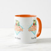 Playa del Carmen Mexico Retro Cocktail  Mok (Voorkant rechts)