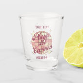 Playa del Carmen Mexico stad souvenir drankjes  Shot Glas (Voorkant)