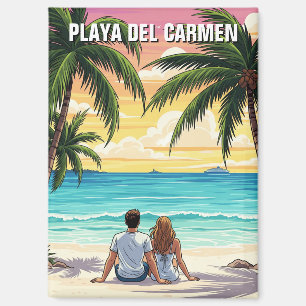 Playa del Carmen Mexico Travel Beach Magneet